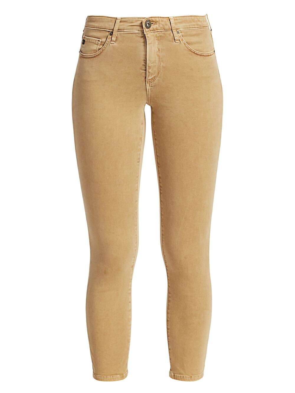

Укороченные брюки-сигареты Prima Sateen со средней посадкой AG Jeans