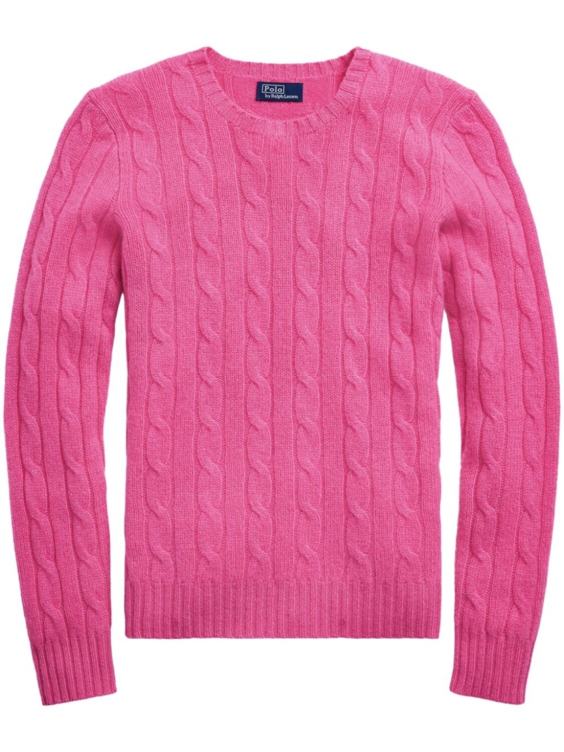 

Polo Ralph Lauren кашемировый джемпер фактурной вязки, розовый