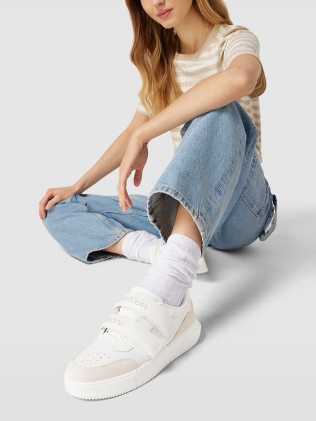 

Кроссовки на застежке-липучке модель CHUNKY Calvin Klein Jeans, белый