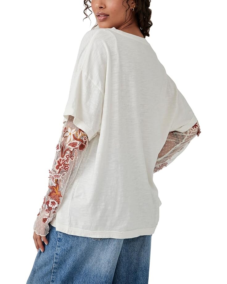 

Футболка Free People Gardener Tee, цвет Tofu