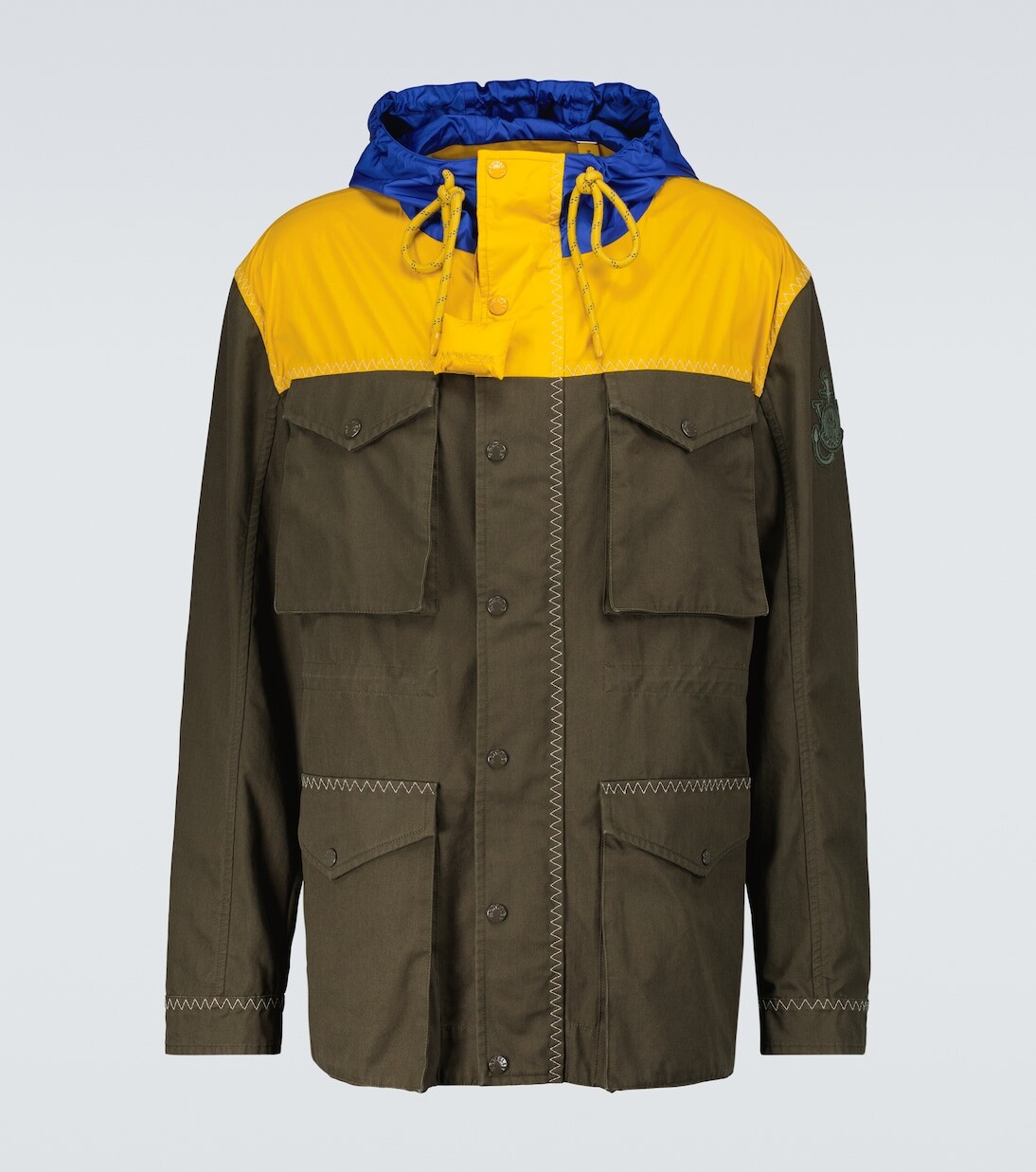 

1 куртка moncler jw anderson leyton Moncler Genius, коричневый