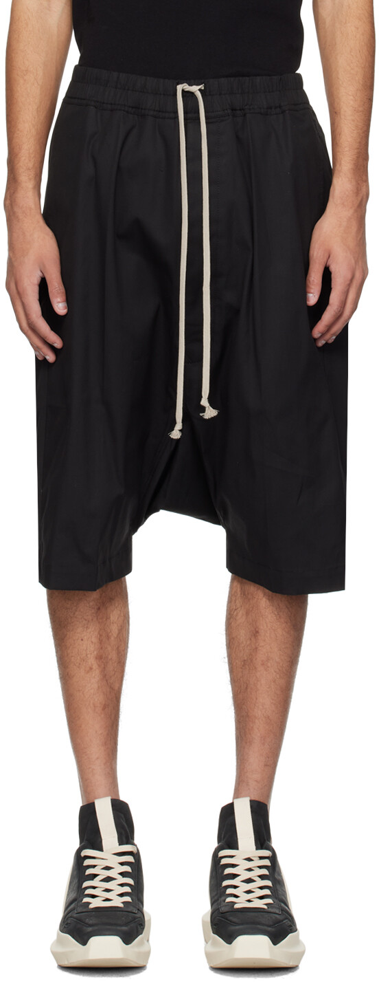 

Черный - Шорты Rick's Pods Rick Owens, цвет Black