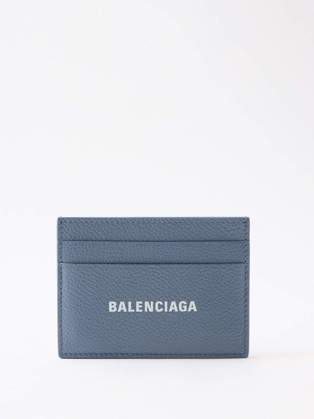 

Кредитница из кожи Balenciaga, синий