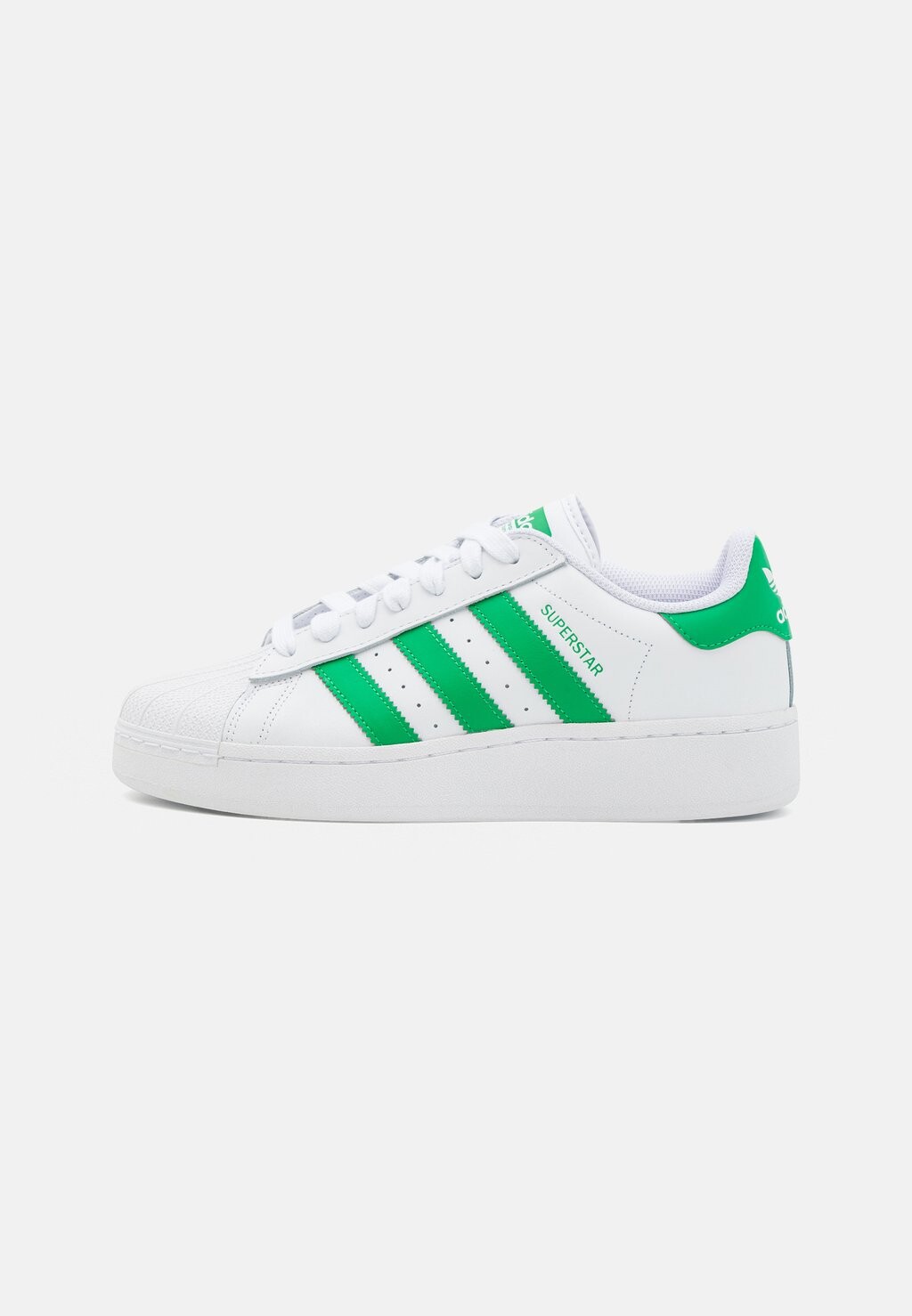 

Низкие кроссовки SUPERSTAR XLG UNISEX adidas Originals, белый/зеленый