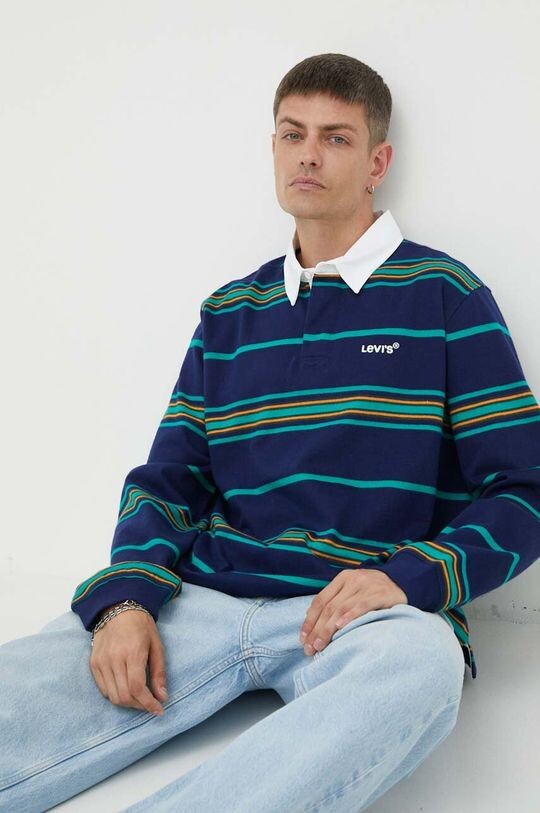 

Хлопковый топ с длинными рукавами Levi's, мультиколор