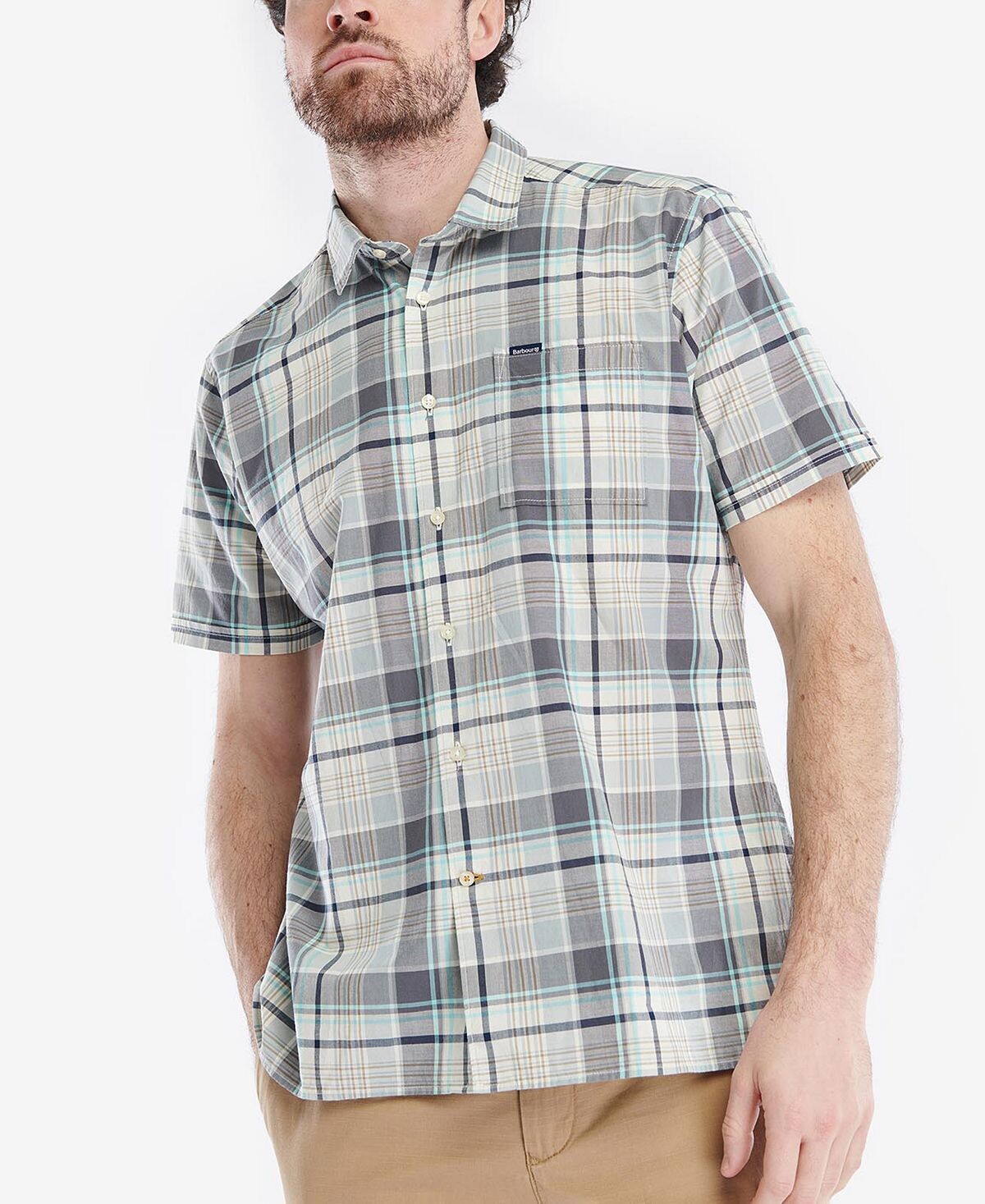 

Мужская летняя рубашка с короткими рукавами Embleton Barbour
