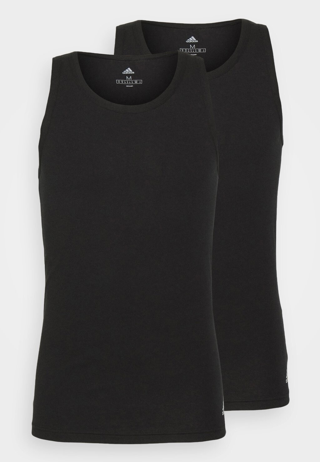 

Майка COTTON STRETCH 3 STRIPES TANK TOP 2 PACK adidas Sportswear, черный