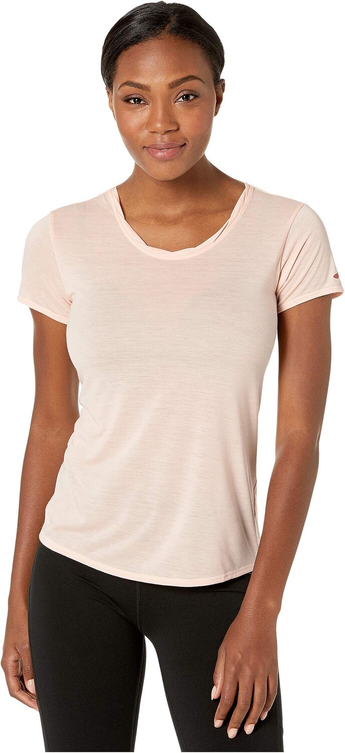 

Топ Brooks Distance Short Sleeve Top, цвет Quartz