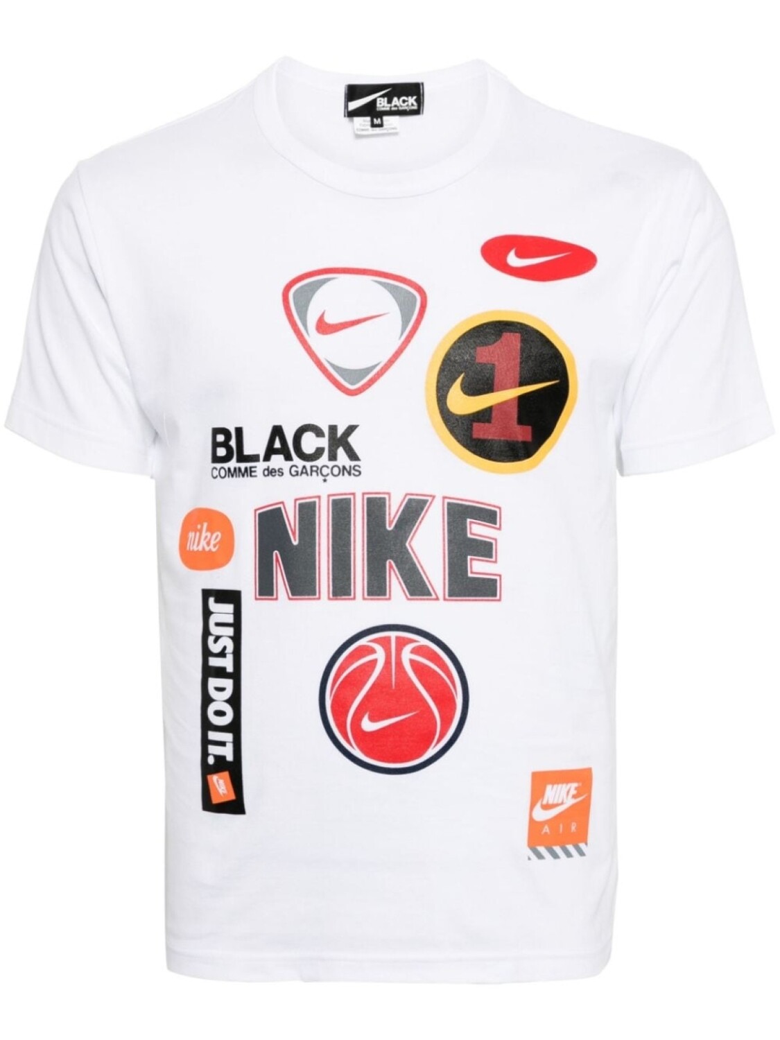 

Футболка с логотипом из коллаборации с Nike Black Comme Des Garçons, белый