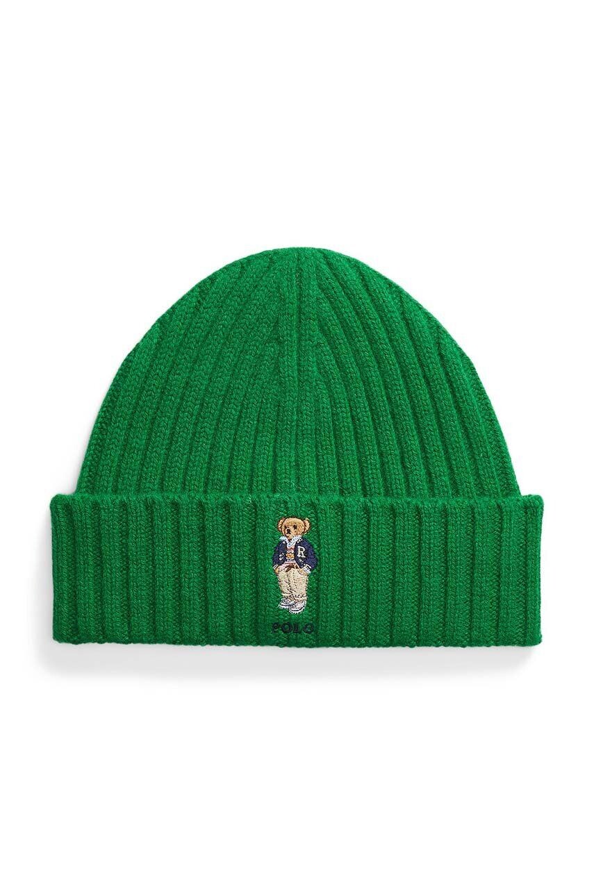 

Шерстяная кепка Polo Ralph Lauren, зеленый