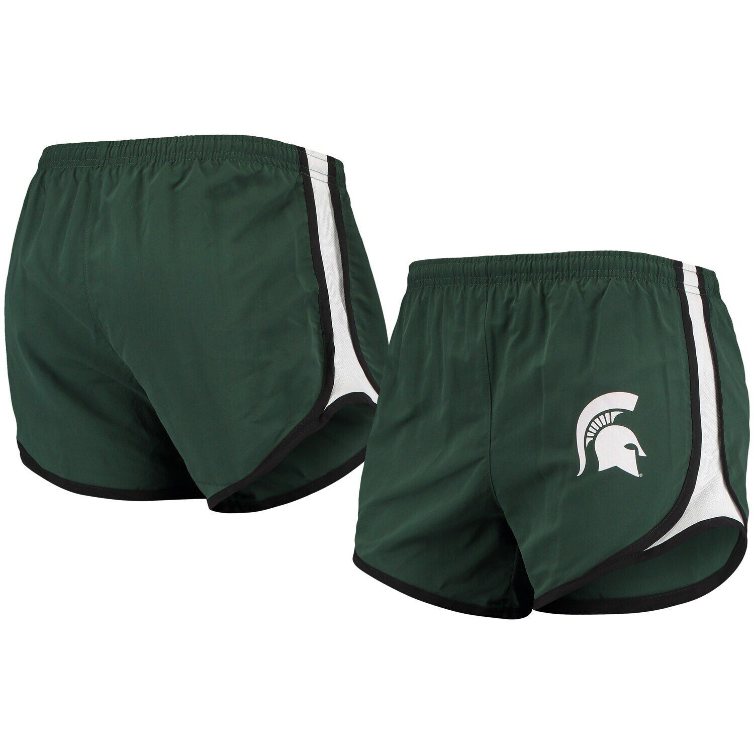 

Женские зелено-белые шорты Michigan State Spartans Elite
