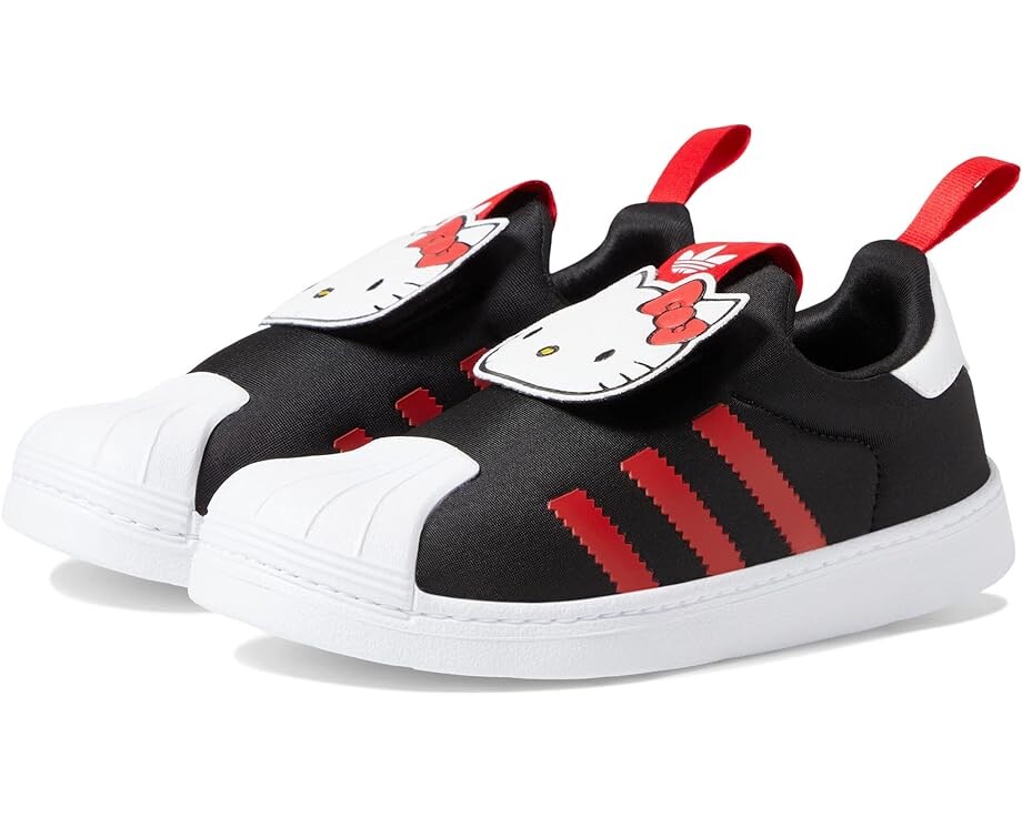 

Кроссовки Adidas Superstar 360, цвет Black/Vivid Red/White