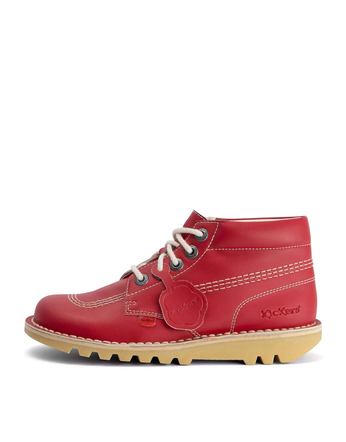 

Красные веганские ботильоны Kickers Hi