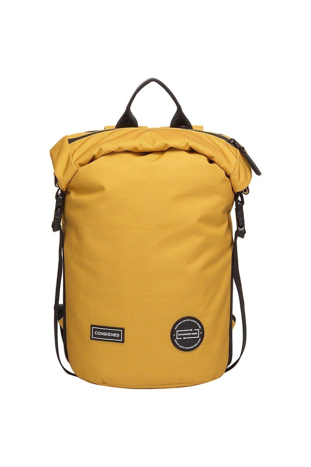 Рюкзак Cornel среднего размера с откатным верхом Consigned, желтый цена и фото