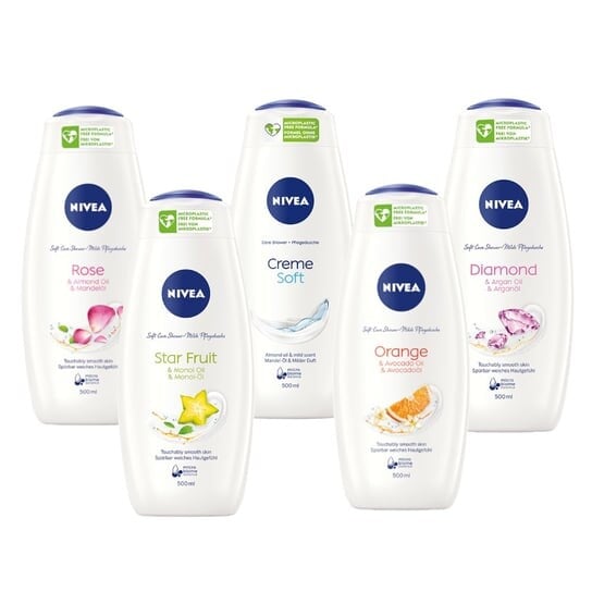 

Набор гелей для душа NIVEA женский 5х500мл