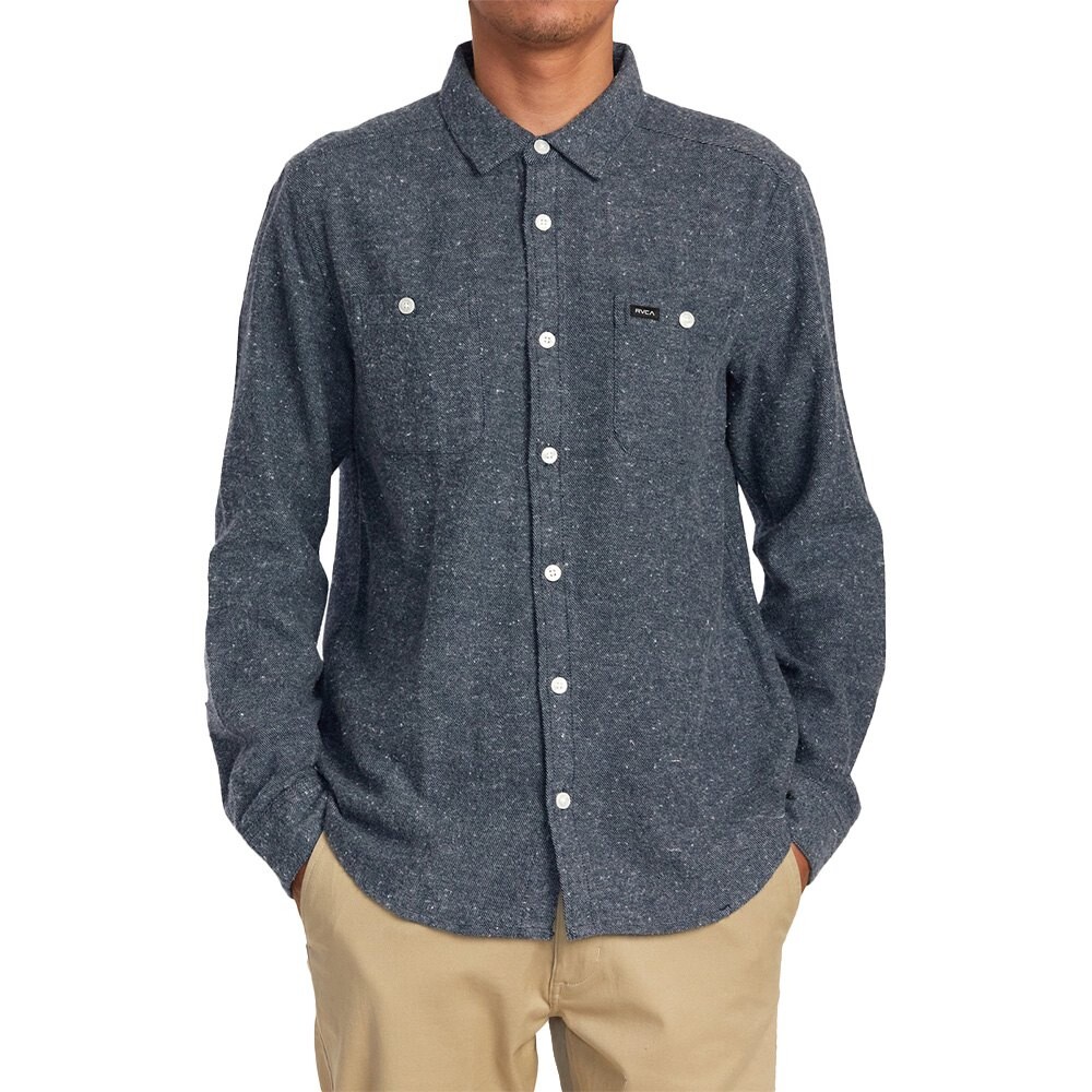 

Рубашка Rvca Harvest Neps Flannel, синий