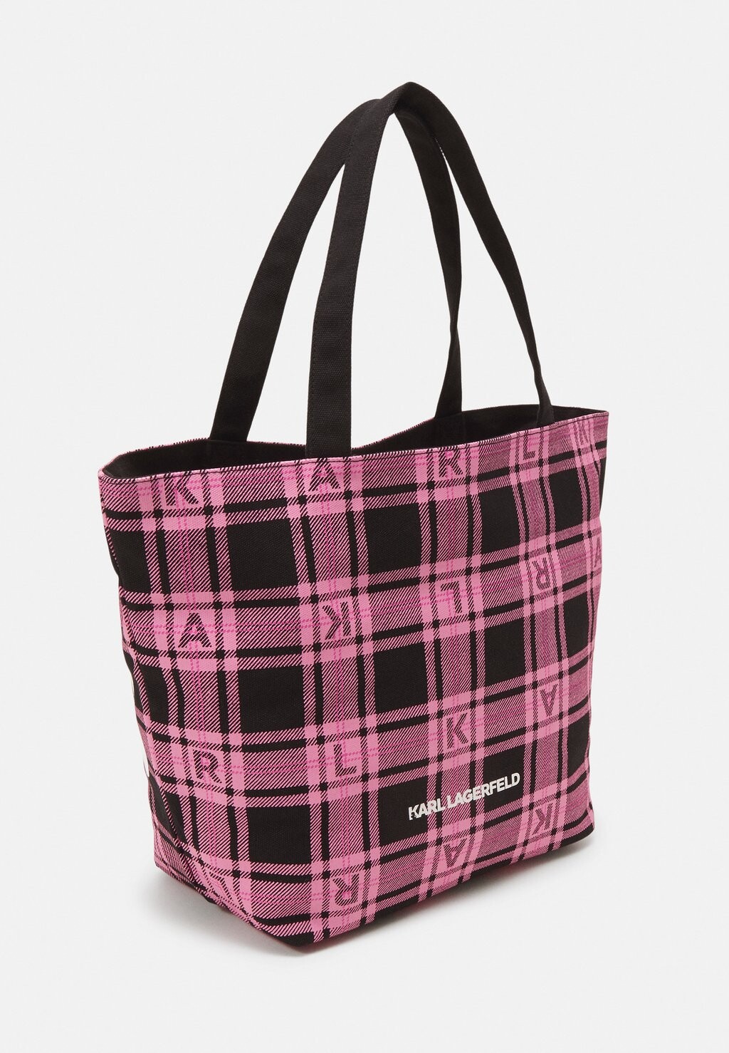

Большая сумка KARL LAGERFELD IKONIK VARSITY TOTE, цвет pink multi