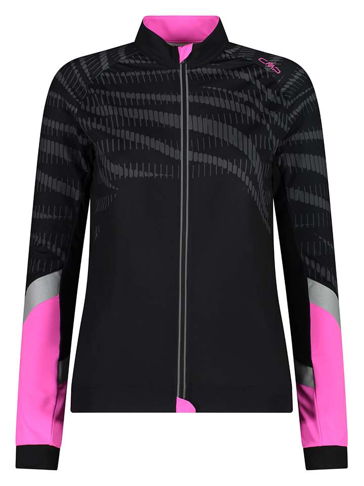 Спортивная куртка CMP Fahrradjacke, цвет Schwarz/ Pink