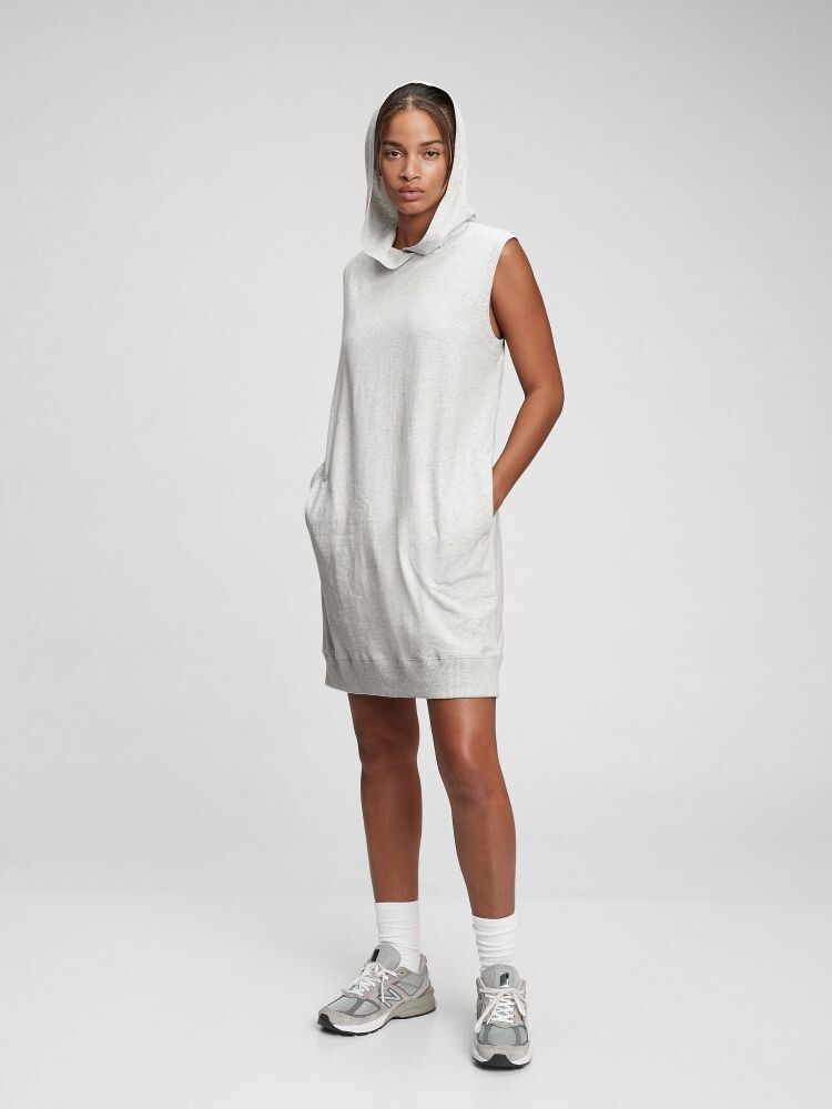 

Платье в стиле худи Gap, серый
