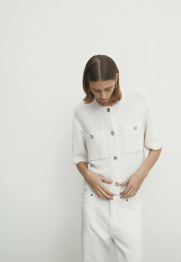 

Кардиган Massimo Dutti, бежевый