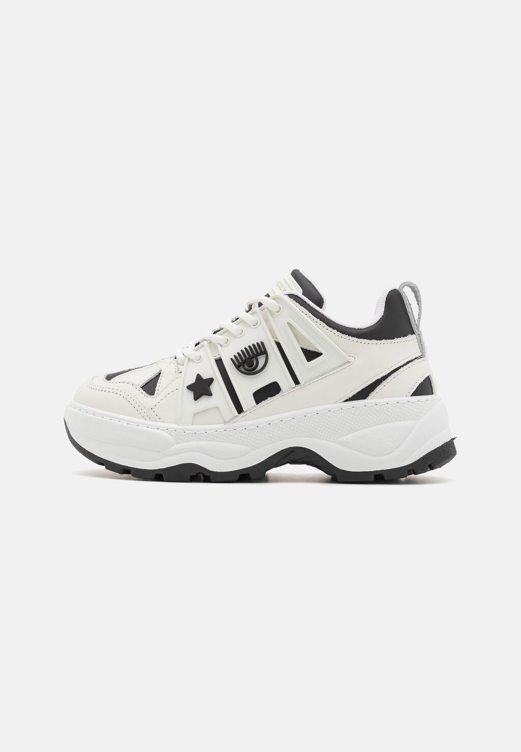 

Низкие кроссовки Eyefly CHIARA FERRAGNI, цвет off-white/black