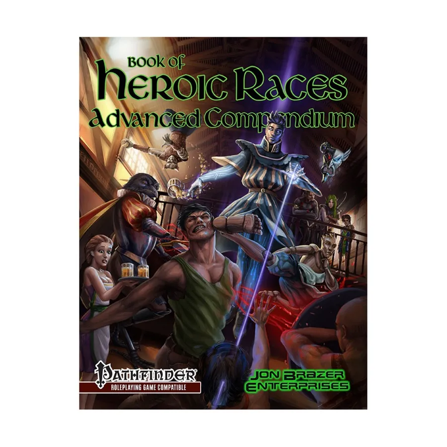 

Book of Heroic Races - Advanced Compendium, Pathfinder Roleplaying (Jon Brazer Productions), мягкая обложка