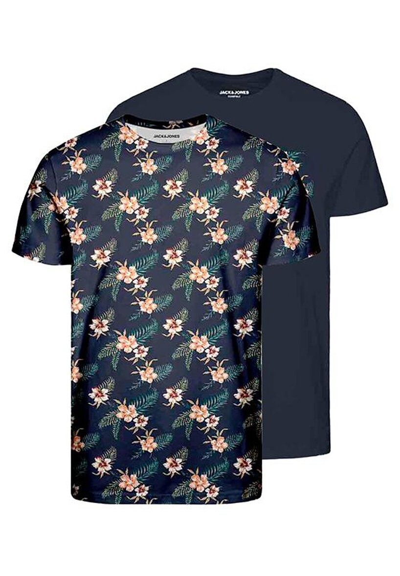 

Футболка с принтом Jack & Jones, темно-синий