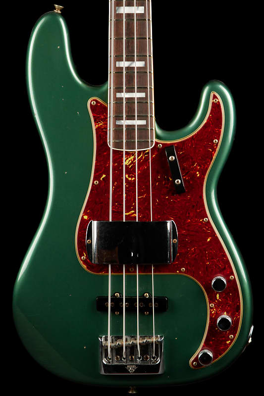 Басс гитара Fender Custom Shop LTD Precision Bass Special Journeyman - Aged Sherwood Green Metallic