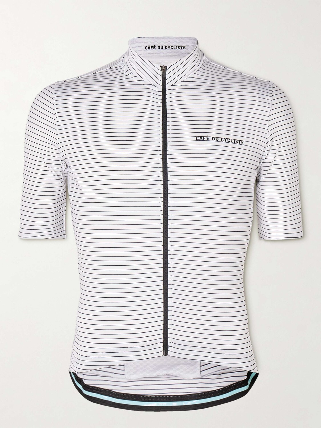 

Полосатая велосипедная майка Francine с сетчатыми вставками Cafe Du Cycliste, белый