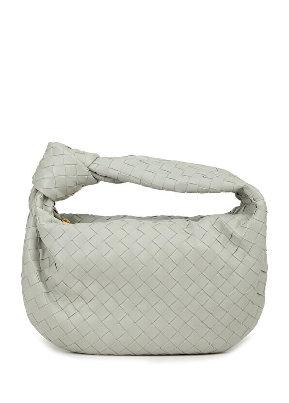 

Серая женская кожаная сумка teen jodie Bottega Veneta