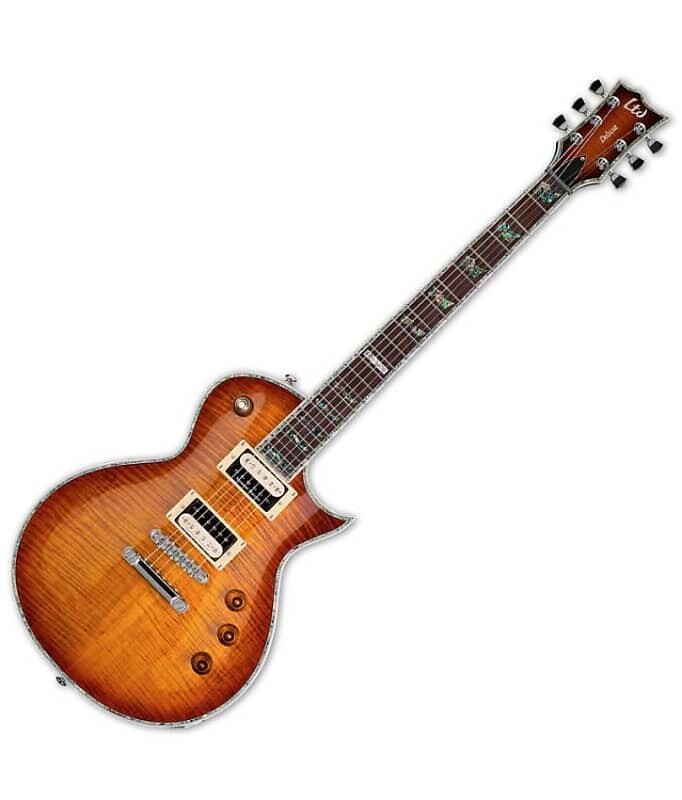 

Электрогитара ESP LTD Deluxe EC-1000FM Duncan Amber Sunburst Guitar