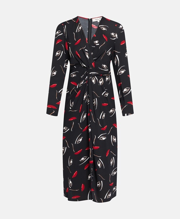 

Длинное платье Diane von Furstenberg, черный