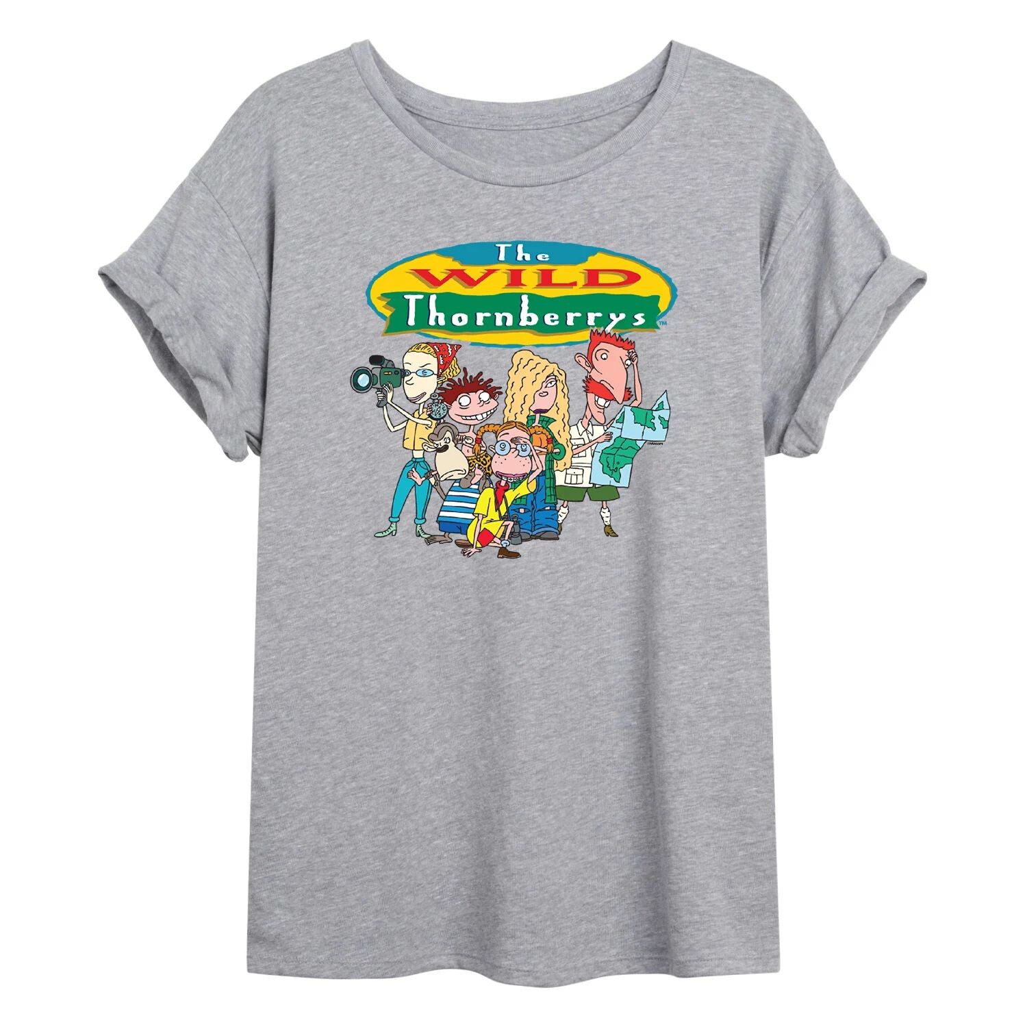 

Детская футболка большого размера с рисунком The Wild Thornberrys Group Shot Licensed Character