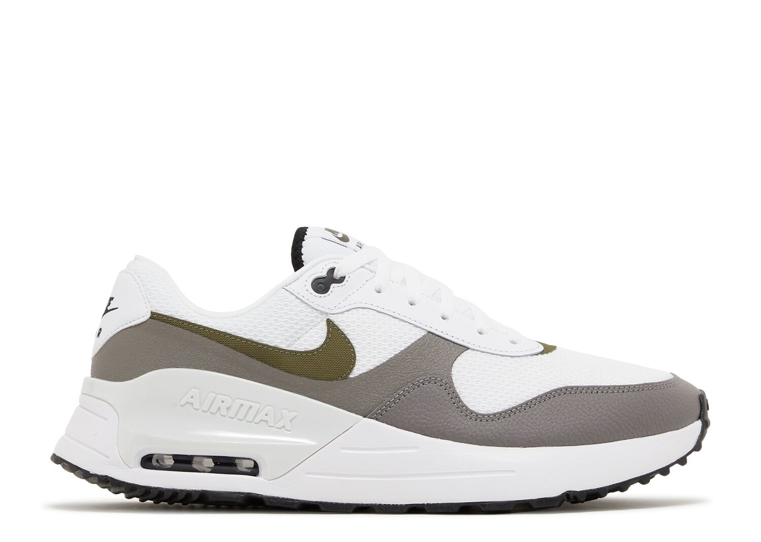 

Кроссовки Nike Air Max Systm 'White Medium Olive', белый, Белый;серый