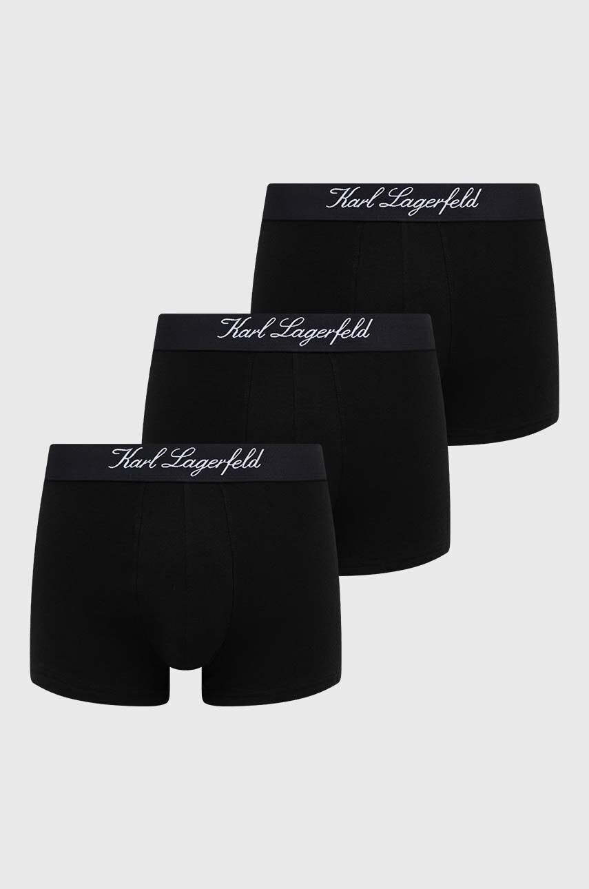 

Комплект боксеров Karl Lagerfeld, 3 шт, черный