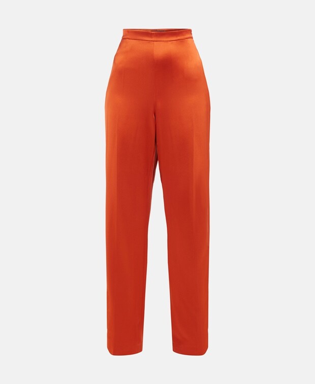 

Шелковые брюки Polo Ralph Lauren, цвет Pumpkin Orange