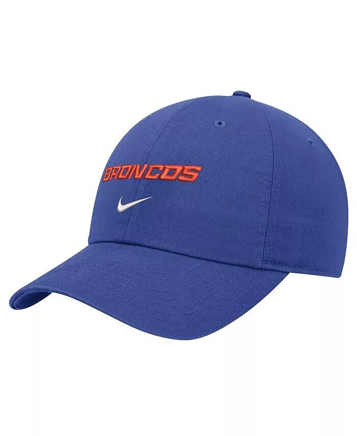 

Мужская регулируемая кепка Royal Boise State Broncos 2024 Sideline Club Nike, синий