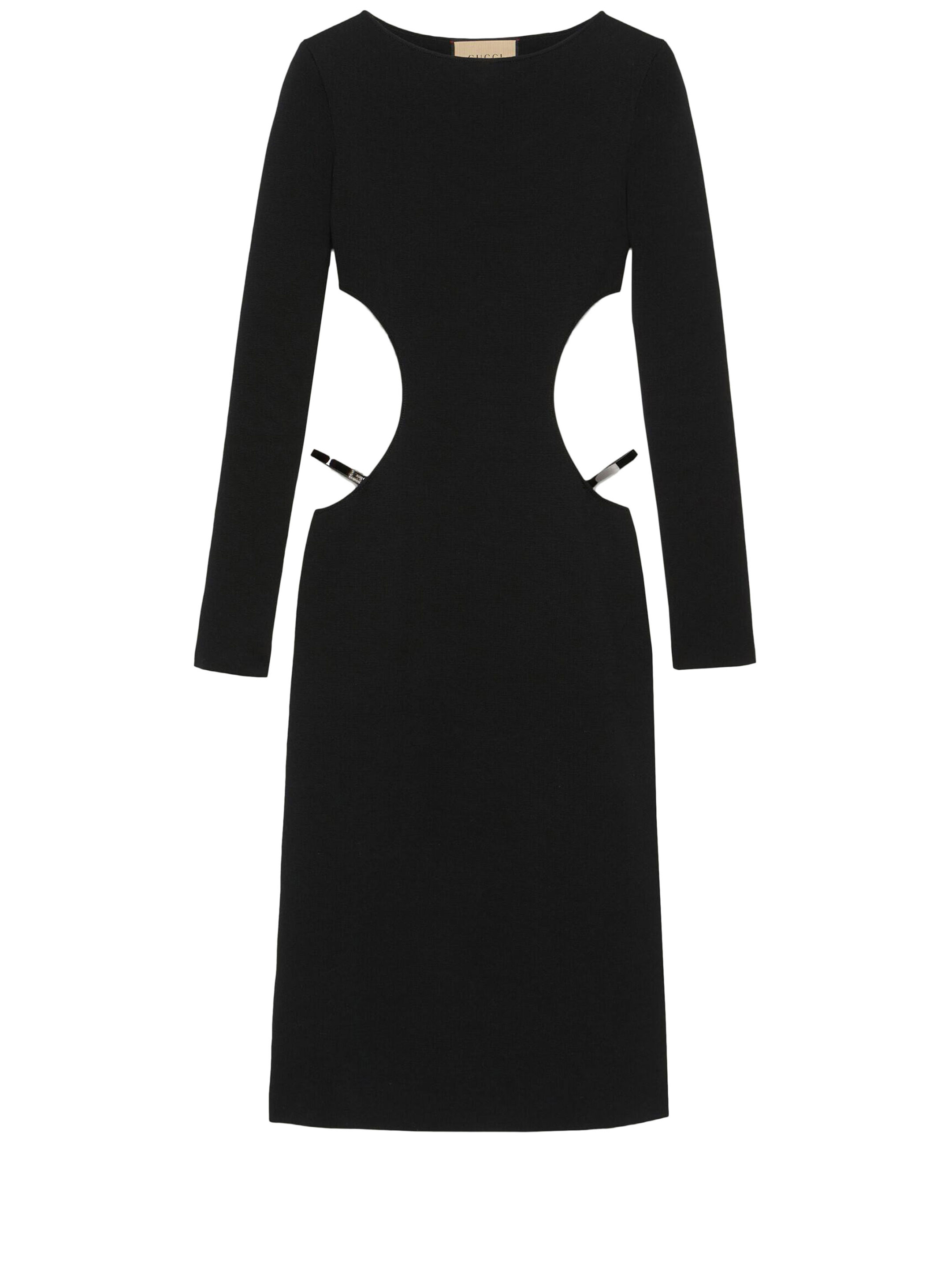 Платье Gucci Cut-out midi, черный платье mango knitted cut out черный