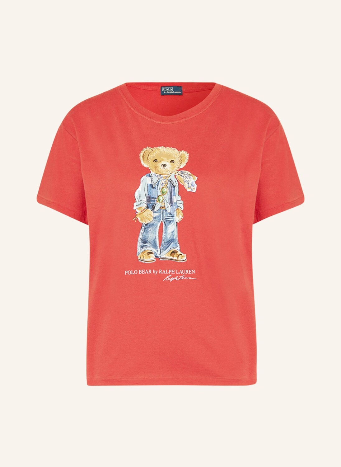 

Футболка POLO RALPH LAUREN mit Nieten, красный