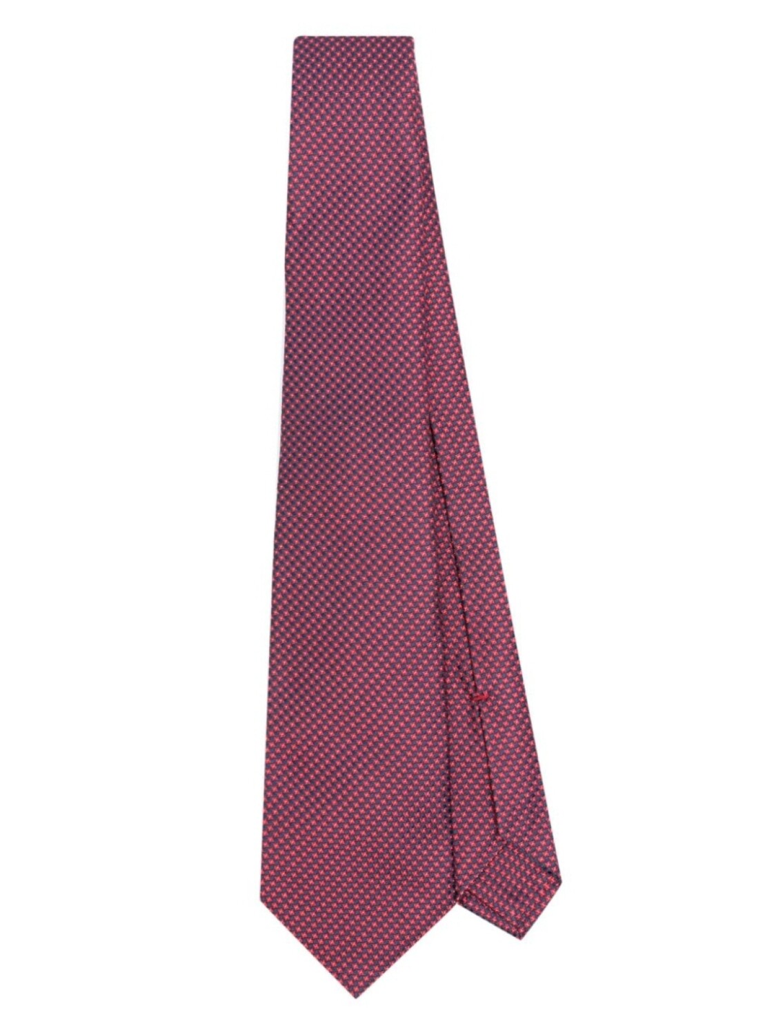

Шелковый галстук Kiton, красный