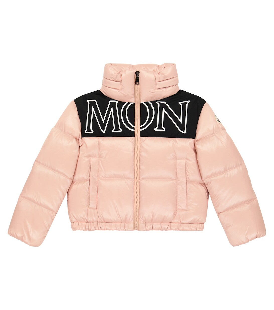 

Пуховик Gers Moncler Enfant, розовый