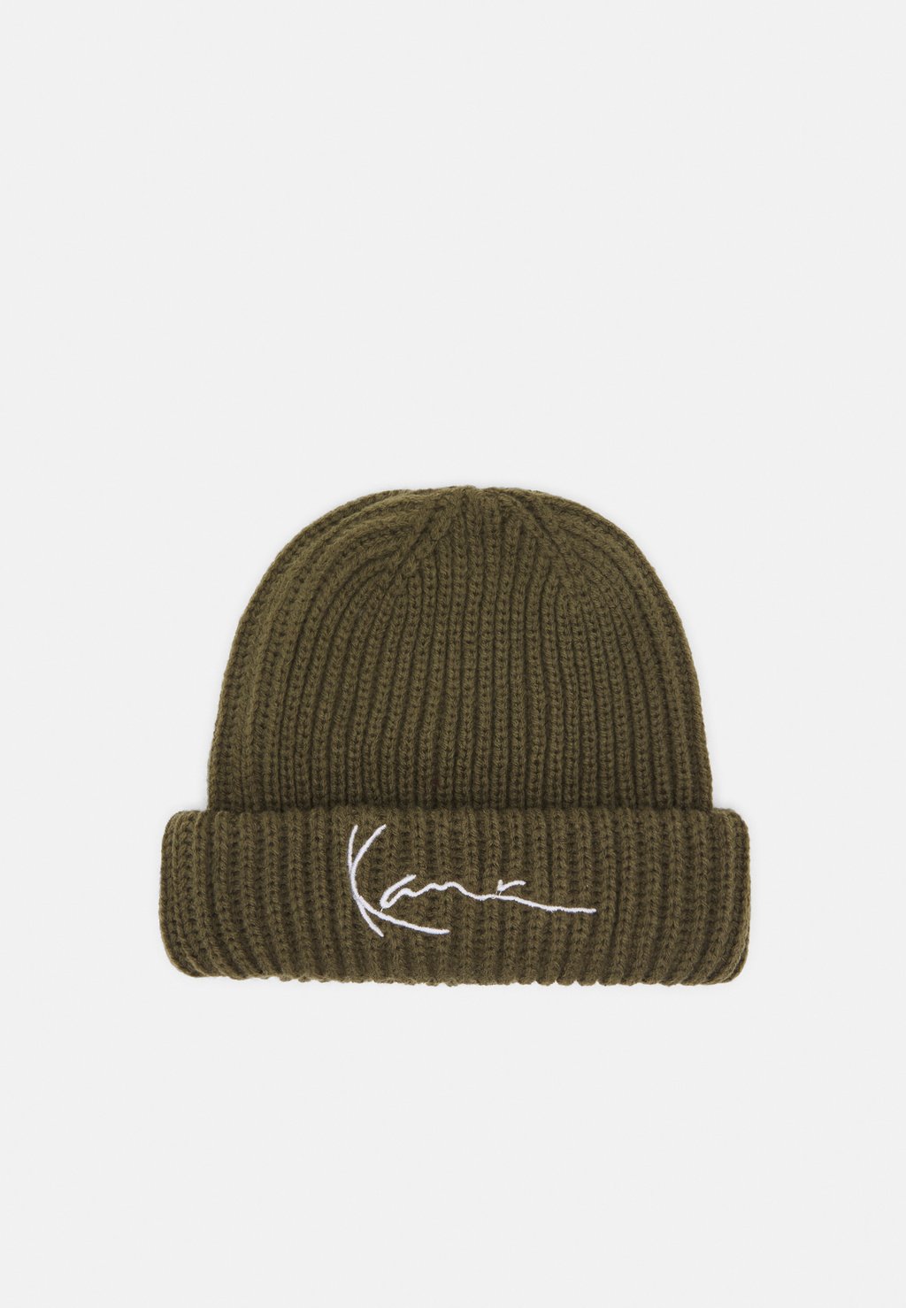 Шапка Signature Fisherman Beanie Unisex Karl Kani, цвет olive шапка unisex signature waffle karl kani цвет anthracite