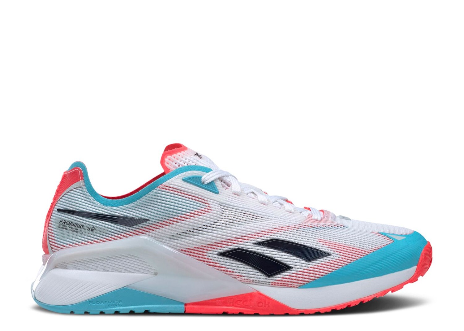 

Кроссовки Reebok Rich Froning X Nano X2 'Neon Blue Neon Cherry', белый