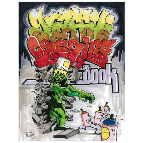 Книга Graffiti Coloring Book