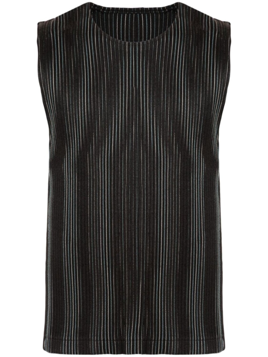 

Homme Plissé Issey Miyake плиссированный топ без рукавов, черный