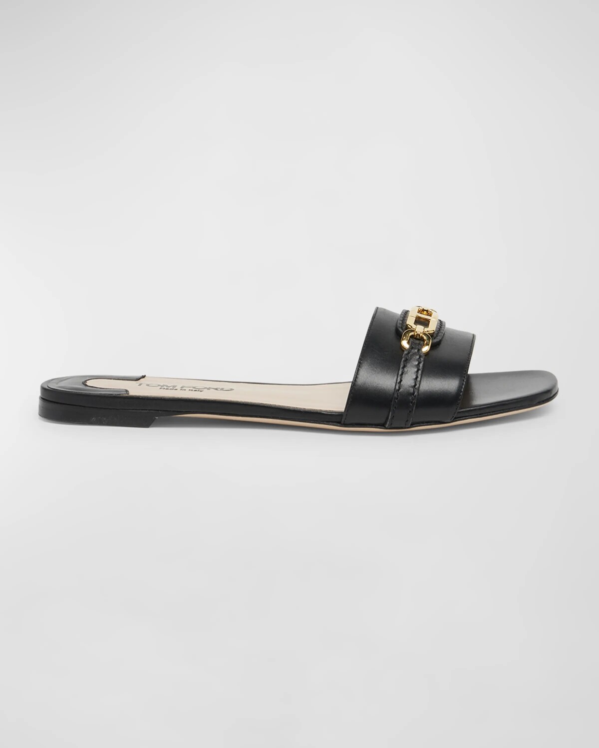 

Сандалии Whitney из телячьей кожи с цепочкой TOM FORD, цвет Black