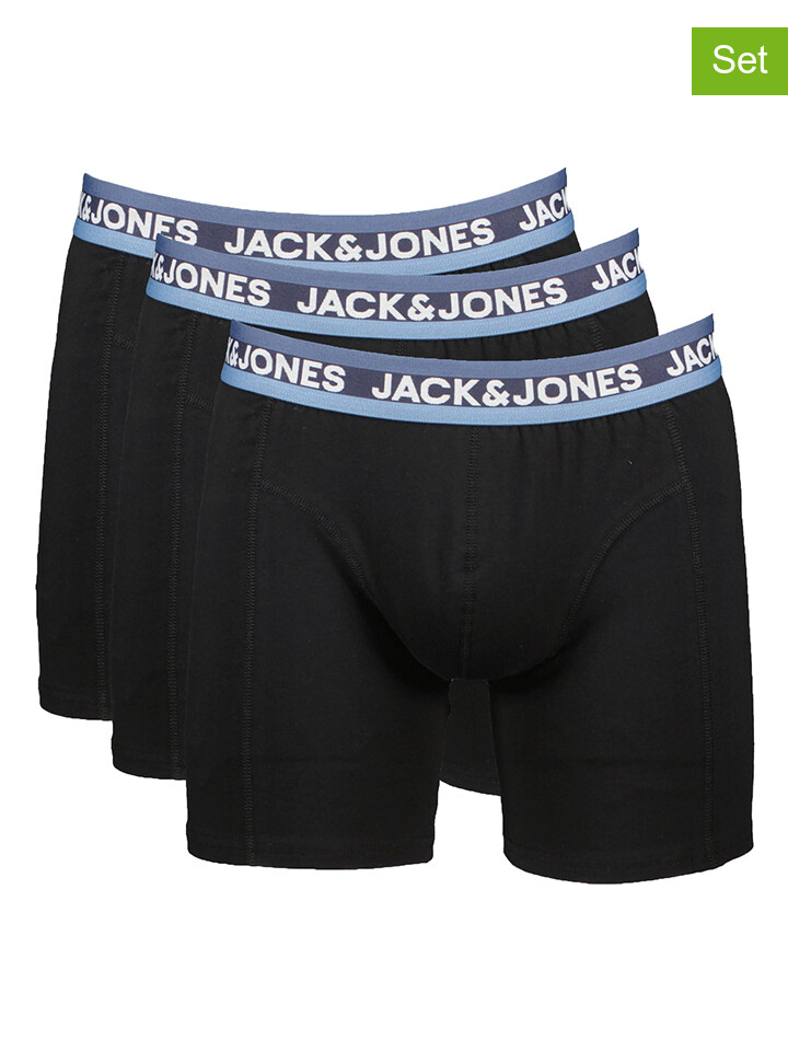 

Боксеры JACK & JONES PLUS 3er-Set: Boxershorts, черный