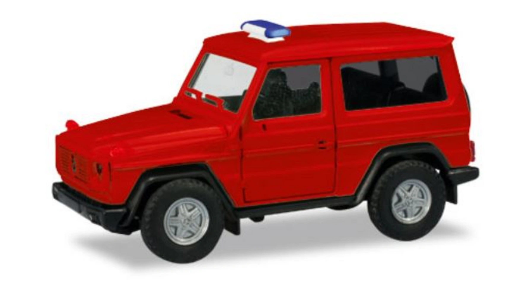 

Mercedes-benz g-model, красный (без надписей/синяя световая полоса включена) Herpa