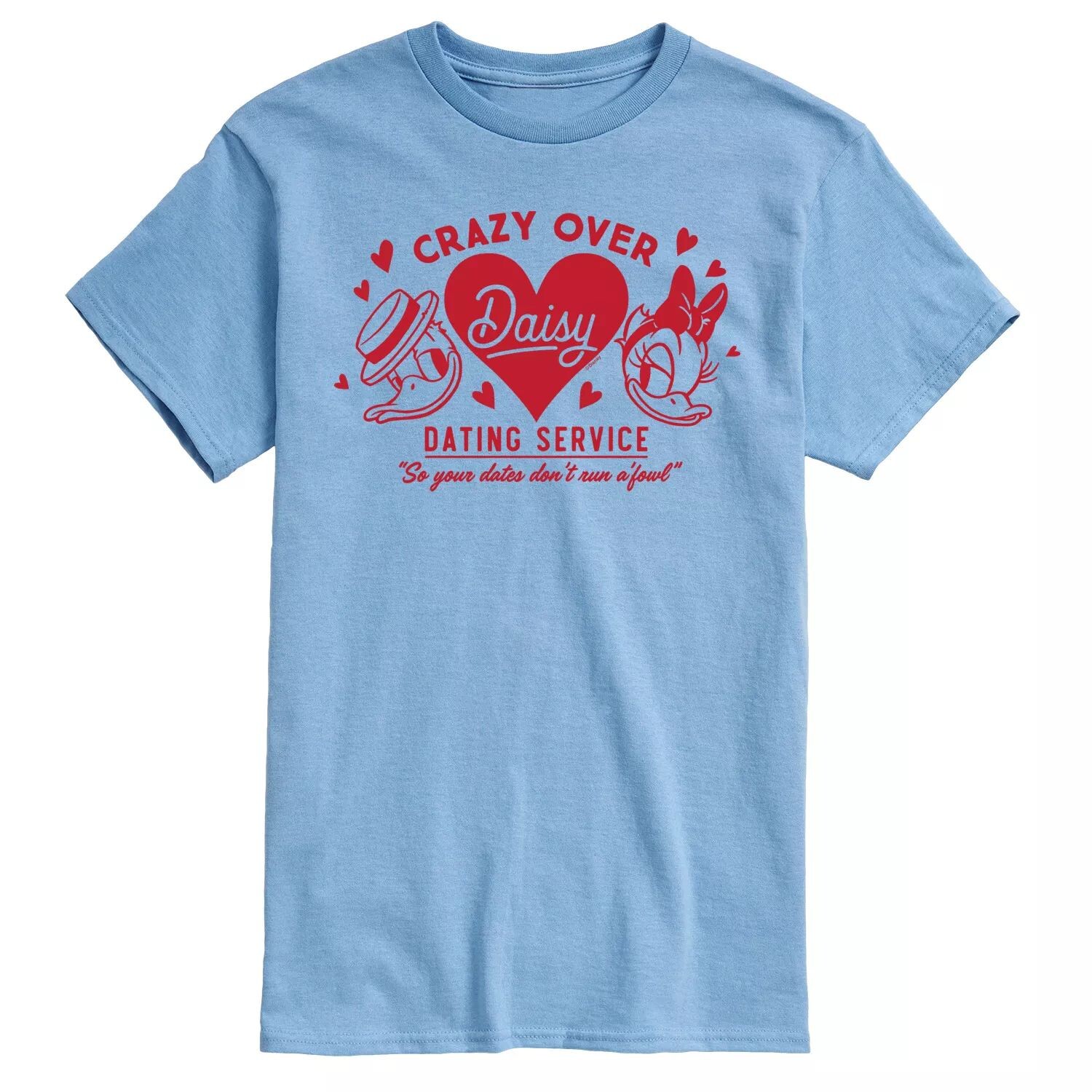 

Мужская футболка с рисунком Crazy Over Daisy от Disney Licensed Character