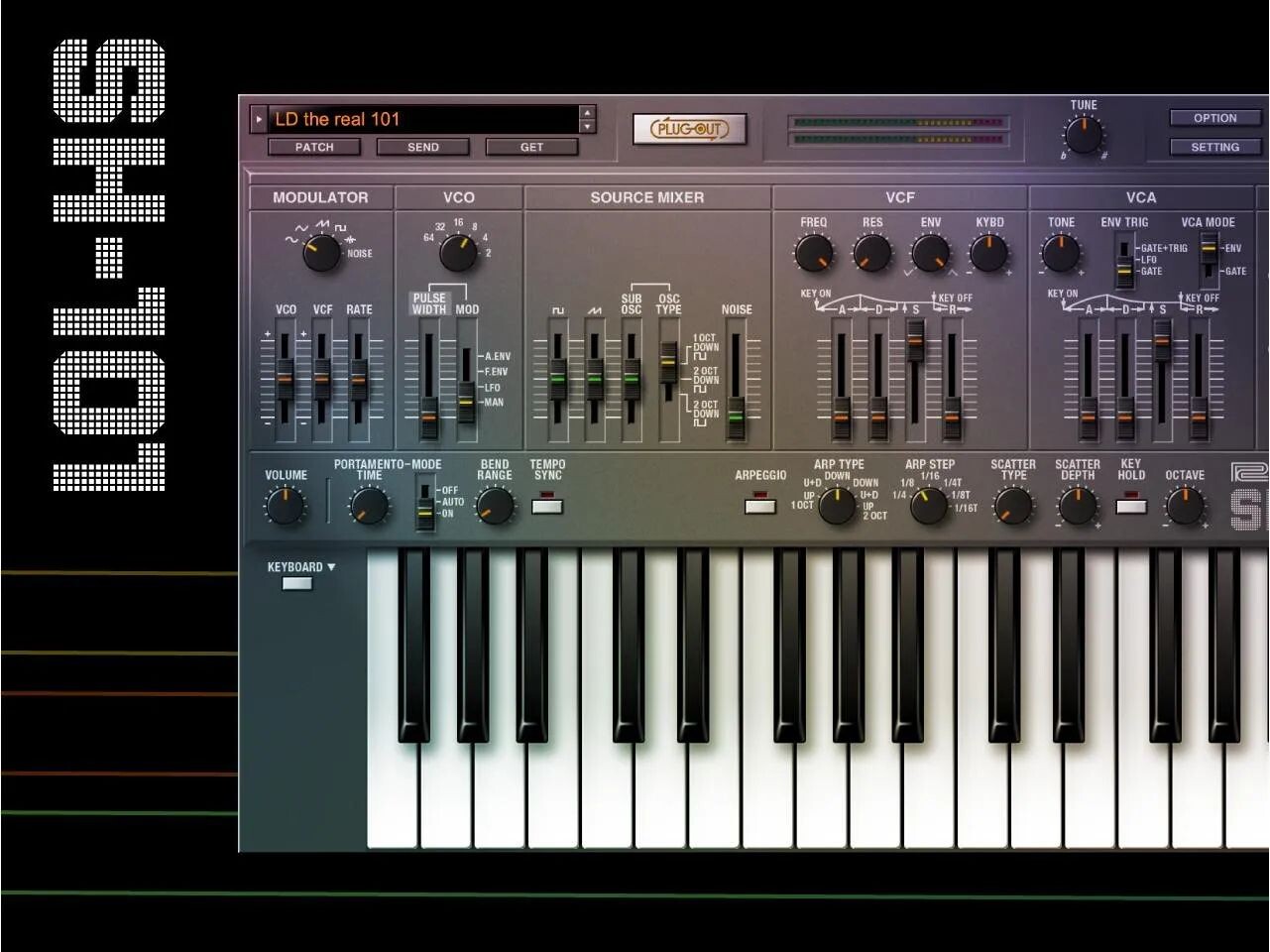 

Roland SH-101 VI Пожизненный ключ